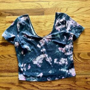 Lululemon Crop Tank Top - Tie Dye - size 8